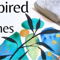 Creating Watercolor Magic from Simple Stones easy stress free painting with NO decisions to make
