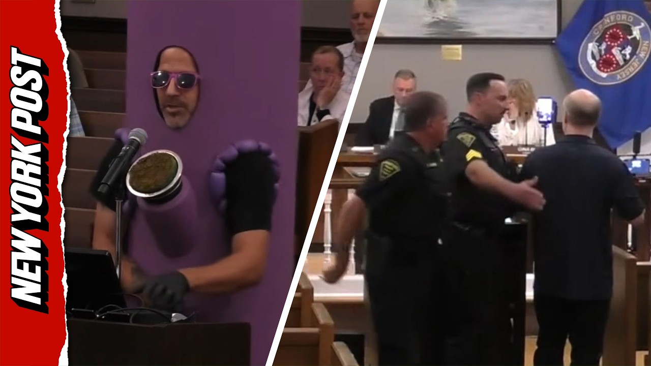 Man in Bong Costume and Arrest Spark Chaos at NJ Town Hall