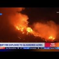Summit Fire in northern Los Angeles County grows to 2,600+ acres