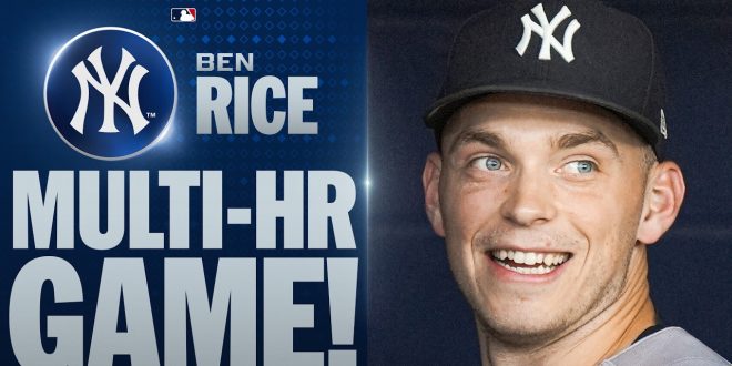 TWICE FOR RICE Two homer day for Home Run Derby bound Ben Rice MLB Highlights
