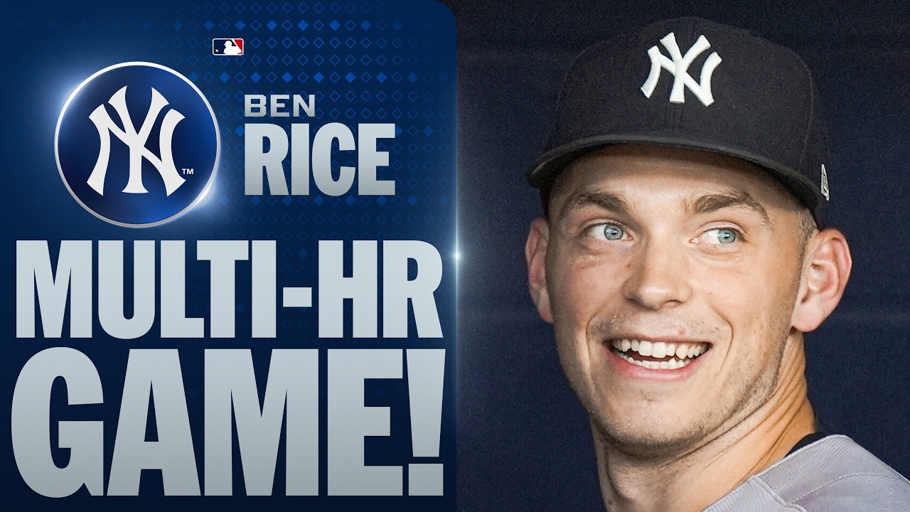 TWICE FOR RICE Two homer day for Home Run Derby bound Ben Rice MLB Highlights