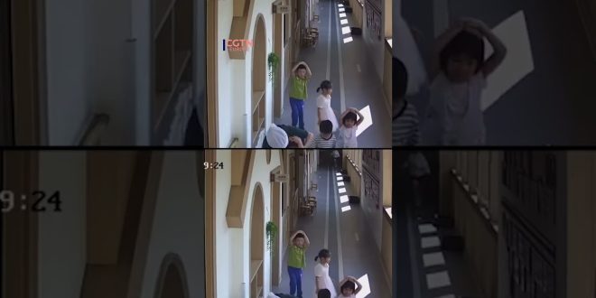 Teachers react instantly to keep kindergarteners safe during earthquake